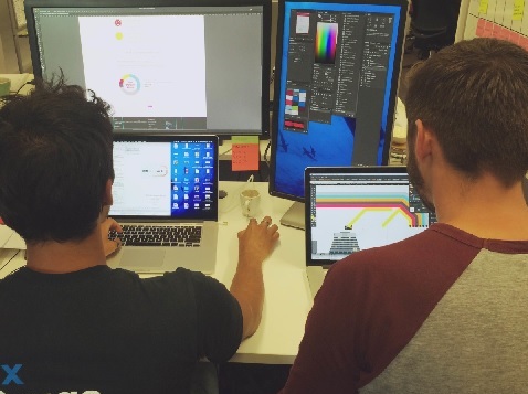 Powershop staff at work.